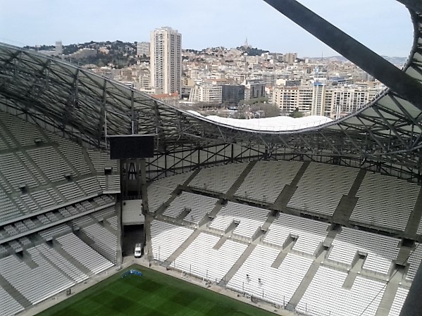 1.1 Intervention sur écran géant  stade Vélodrome Marseille